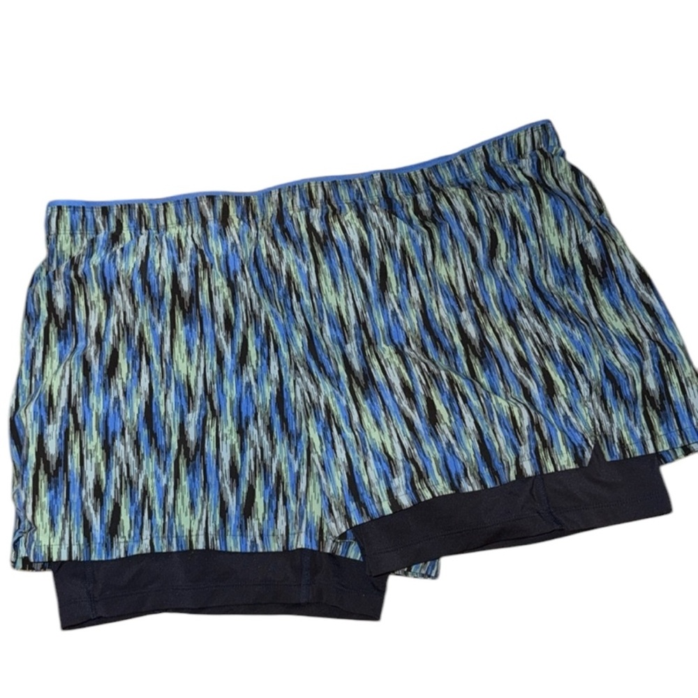 Eddie Bauer • Women’s Cove Trail Short (XL) • EUC Blue and Green - Picture 4 of 6